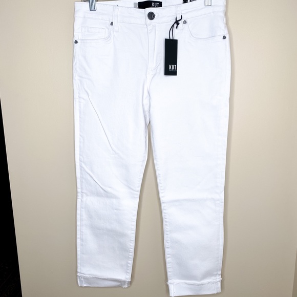 Kut From The Kloth Amy Crop Straight Leg Jeans NWT - Picture 2 of 9